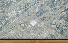6x9 Gray LoomBloom Hand Knotted Modern & Contemporary Textured Tibetan 100% Wool Oriental Area Rug