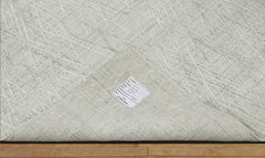 4x6 Tone On Tone Gray LoomBloom Hand Knotted Modern & Contemporary Textured Tibetan 100% Wool Oriental Area Rug