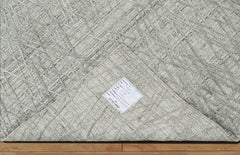 4x6 Gray LoomBloom Hand Knotted Modern & Contemporary Textured Tibetan 100% Wool Oriental Area Rug