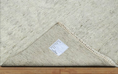 5x7 Gray, Beige Hand Knotted Abstract Tibetan 100% Wool Modern & Contemporary Oriental Area Rug