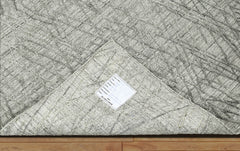 4x6 Tone on Tone Gray Hand Knotted 100% Wool Modern & Contemporary Oriental Area Rug