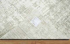 4x6 Beige, Gray Hand Knotted 100% Wool Modern & Contemporary Oriental Area Rug