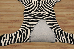 Hillingdon 3x5 Hand Tufted Hand Made 100% Wool Novelty Oriental Area Rug Black, White Color