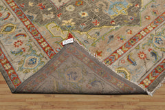 Multi Size LoomBloom Muted Turkish Oushak Hand Knotted Wool Traditional Area Rug Gray, Beige Color