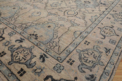8x10 Taupe, Gray, Slate Color Hand Knotted All-Over 100% Wool Traditional Oriental Rug