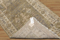 3' x5' Sage Beige Gray Color Hand Knotted All-Over 100% Wool Traditional Oriental Rug