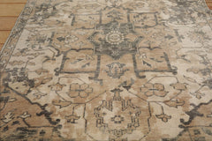 9 x 12 Beige Tan Gray Color Hand Knotted All-Over 100% Wool Arts & crafts Oriental Rug