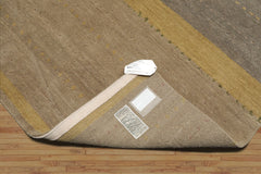 5x7 Moss, Gray, Olive Color Hand Knotted All-Over 100% Wool Traditional Oriental Rug