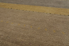 5x7 Moss, Gray, Olive Color Hand Knotted All-Over 100% Wool Traditional Oriental Rug