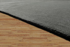 Gray 12'2" x 16'2" Palace Hand Knotted Tibetan Wool and Silk Modern & Contemporary Oriental Area Rug