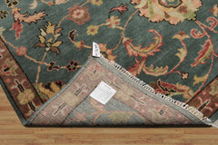 9x12 Teal, Green Hand Knotted Oushak 100% Wool Oushak Arts & Crafts Oriental Area Rug