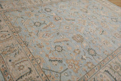 Ariana 9x12 Hand Knotted Muted Turkish Oushak 100% Wool Traditional Oriental Area Rug Light Blue,Taupe Color