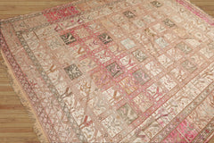 6x9 Hand Knotted Persian 100% Silk Traditional Pictorial Authentic Soumak Oriental Area Rug Beige,Tan Color