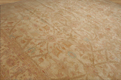 Palace Hand Knotted 100% Wool Oushak Traditional Oriental Area Rug Beige, Tan Color