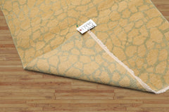 2x3 Hand Knotted Tibetan 100% Wool Michaelian & Kohlberg Transitional Oriental Area Rug Gold, Mint Color