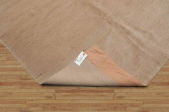 5x7 Hand Knotted Tibetan Wool and Silk Michaelian & Kohlberg Modern & Contemporary Oriental Area Rug Beige, Tan Color