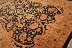 Palace 11' 8''x16' 10'' Hand Knotted 100% Wool Chobi Peshawar Traditional Oriental Area Rug Charcoal, Sage Color