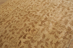 8x10 Hand Knotted Tibetan 100% Wool Tibetan Transitional Oriental Area Rug Gold, Brown Color