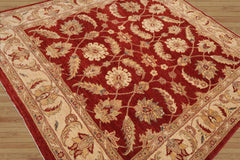 6x9 Hand Knotted 100% Wool Chobi Peshawar Traditional Oriental Area Rug Rust,Beige Color