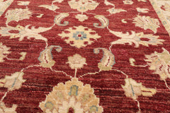 3x5 Hand Knotted 100% Wool Chobi Peshawar Traditional Oriental Area Rug Chocolate, Beige Color