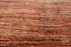 4x6 Hand Knotted 100% Wool Peshawar Modern & Contemporary Oriental Area Rug Beige, Rust Color