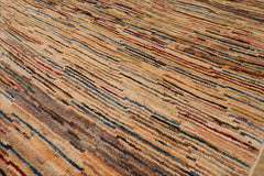 3x5 Hand Knotted 100% Wool Peshawar Modern & Contemporary Oriental Area Rug Beige, Blue Color