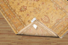 Runner Hand Knotted Persian 100% Wool Chobi Peshawar Traditional Oriental Area Rug Beige, Gold Color