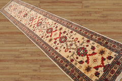Runner Hand Knotted Persian 100% Wool Tufenkian Keningston Chocolate Traditional Oriental Area Rug Beige, Rust Color