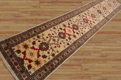 Runner Hand Knotted Persian 100% Wool Tufenkian Keningston Chocolate Traditional Oriental Area Rug Beige, Rust Color
