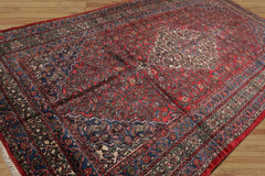 9x12 Hand Knotted 100% Wool Tabriz Traditional Oriental Area Rug Coral, Ivory Color