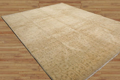 8x10 Hand Knotted Tibetan 100% Wool Michaelian & Kohlberg Modern & Contemporary Oriental Area Rug Warm Beige,Sage Color