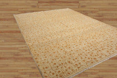 8x10 Hand Knotted Tibetan 100% Wool Michaelian & Kohlberg Modern & Contemporary Oriental Area Rug Warm Beige,Sage Color