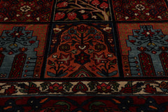 8x10 Hand Knotted 100% Wool Bhakhtiari Traditional Oriental Area Rug Navy, Red Color