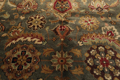 6x9 Hand Knotted Oushak 100% Wool Kalaty Traditional Oriental Area Rug Green, Beige Color