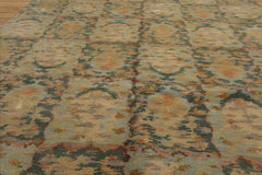 6x9 Hand Knotted Tibetan 100% Wool Traditional Oriental Area Rug Aqua, Teal Color