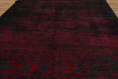 6x9 Hand Knotted Tibetan 100% Wool Tibetan Traditional Oriental Area Rug Black, Red Color