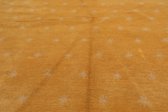 4x6 Hand Knotted Tibetan 100% Wool Michaelian & Kohlberg Swiss Wash Oriental Area Rug Gold, Beige Color