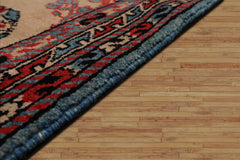 3x5 Hand Knotted Tibetan 100% Wool Transitional Oriental Area Rug Beige, Rust Color