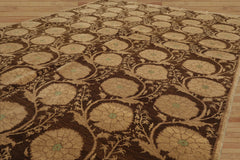 5x7 Hand Knotted Tibetan 100% Wool Michaelian & Kohlberg Modern & Contemporary Oriental Area Rug Brown, Moss Color