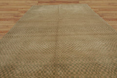 4x6 Hand Knotted Tibetan 100% Wool Michaelian & Kohlberg Modern & Contemporary Oriental Area Rug Beige, Sage Color