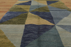 3x5 Hand Knotted Tibetan 100% Wool Michaelian & Kohlberg Traditional Oriental Area Rug Blue, Green Color