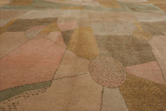 4x6 Hand Knotted Tibetan 100% Wool Michaelian & Kohlberg Modern & Contemporary Oriental Area Rug Beige, Mint Color