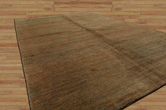 4x6 Hand Knotted Tibetan 100% Wool Swiss Wash Michaelian & Kohlberg Contemporary Oriental Area Rug Moss, Red Color