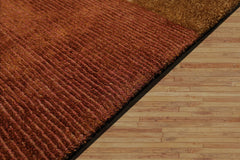 9x12 Mark Philips Hand Knotted 100% Wool Contemporary Tibetan Area Rug Beige