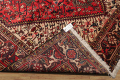 8x10 Coral Herizz Hand Knotted Traditional 100% Wool Area Rug