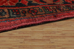 4x6 Vintage Saroukk Hand Knotted Traditional Wool Area Rug Red