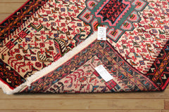 3x5 Hand Knotted 100% Wool Tabriz Traditional Oriental Area Rug Beige, Teal Color