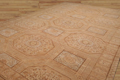 Palace Hand Knotted Tibetan 100% Wool Michaelian & Kohlberg Art Deco Oriental Area Rug Beige, Tan Color