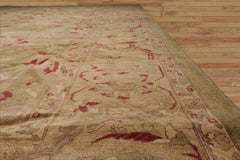 Palace Pistacchio, Beige Hand Knotted 100% Wool Chobi Peshawar Traditional Oriental Area Rug