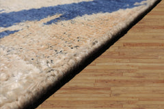 10x14 Hand Knotted Tibetan Bamboo Silk Tibetan Modern & Contemporary Oriental Area Rug Beige,Ivory Color